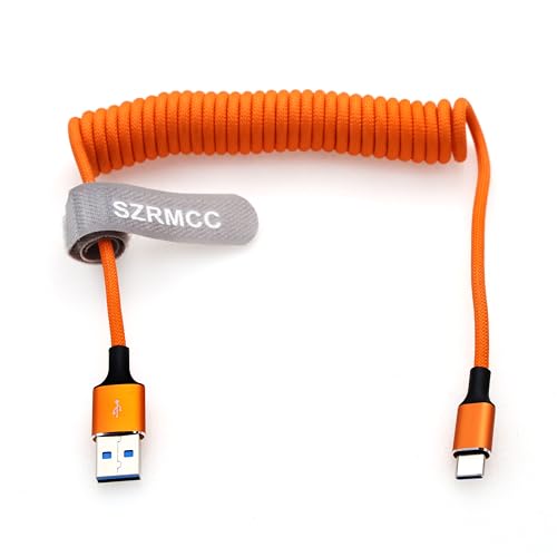 SZRMCC USB A auf Typ C PD45W Schnellladekabel Spiralkabel für MacBook Pro Surface Laptop 3 iPhone 16/15 Pro Max Samsung Galaxy S20 Tab S8 S9 S-Ony FX30 Go-Pro Hero 5/11/12 D-JI RS3 Pocket 3 SZRMCC USB A auf Typ C PD45W Schnellladekabel Spiralkabel für MacBook Pro Surface Laptop 3 iPhone 16/15 Pro Max Samsung Galaxy S20 Tab S8 S9 S-Ony FX30 Go-Pro Hero 5/11/12 D-JI RS3 Pocket 3 von SZRMCC