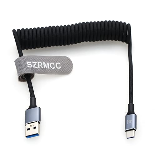 SZRMCC USB C Spiralkabel USB A auf Typ C Schnellladekabel für MacBook Pro Surface Laptop 3 iPhone 16/15 Pro Max Samsung Galaxy S20 Tab S8 S9 S-Ony FX30 Go-Pro Hero 5 D-JI RS3 Pocket 3 SZRMCC USB C Spiralkabel USB A auf Typ C Schnellladekabel für MacBook Pro Surface Laptop 3 iPhone 16/15 Pro Max Samsung Galaxy S20 Tab S8 S9 S-Ony FX30 Go-Pro Hero 5 D-JI RS3 Pocket 3 von SZRMCC