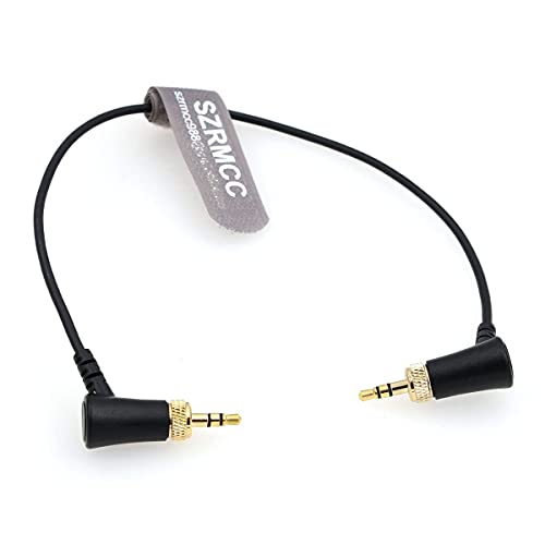 SZRMCC Verriegelung 3,5 mm TRS auf Verriegelung 3,5 mm TRS Audiokabel für Sennheiser Mic Wireless Receiver Tascam Digital Audio Recorder von SZRMCC