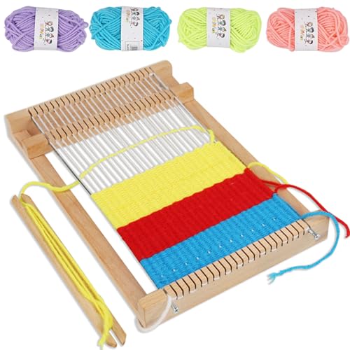 SZSMW webrahmen groß - webrahmen rund- schulwebrahmen aus holz - Geeignet FüR Strickkleidung, Wandteppiche, HüTe, Teppiche, Schals, Perfekt FüR AnfäNger und Erfahrene Strickbegeisterte SZSMW webrahmen groß - webrahmen rund- schulwebrahmen aus holz - Geeignet FüR Strickkleidung, Wandteppiche, HüTe, Teppiche, Schals, Perfekt FüR AnfäNger und Erfahrene Strickbegeisterte von SZSMW