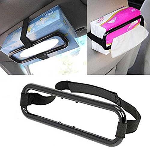 SZSS-CAR Sonnenblende, Taschentuchbox, Halter für Papierhandtücher, Servietten, Abdeckung für Sitzrückenhalterung (2 Stück) von SZSS-CAR