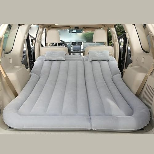 SZSXYBZ Passen Sie an, was Sie brauchen Selbstaufblasende Auto-Luftmatratze, für Jaguar E Pace X540 Bewegliche Dickere Tragbare Autobett Camping Aufblasbare Matratze, H Beige+Fußanschluss (B Grau) von SZSXYBZ