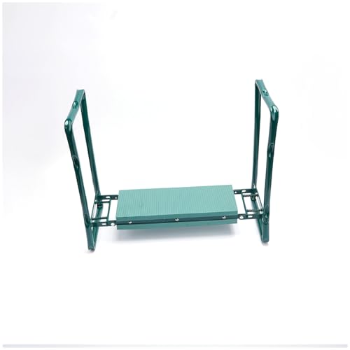 SZSZLDZSW Knie Komfort Garten Garten kniebank Zwei n Eins Kniematte,Bank,Kniematte,Pflanzenhocker,mit Schaumstoffmatte,Werkzeugset, faltbar,gepolstert,gelenkschonend Grün 60cmX27cmX50cm von SZSZLDZSW