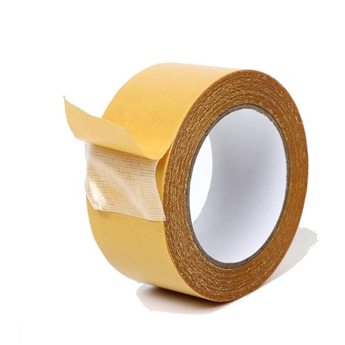 SZSZLDZSW Super klebrigem Widerstandes klares Klebeband mit zweiseitigem Klebeband klebriger zweiseitiger Befestigungsart für Teppiche, Teppiche, Bilder und Kunsthandwerk gelb 5cmx5m SZSZLDZSW Super klebrigem Widerstandes klares Klebeband mit zweiseitigem Klebeband klebriger zweiseitiger Befestigungsart für Teppiche, Teppiche, Bilder und Kunsthandwerk gelb 5cmx5m von SZSZLDZSW