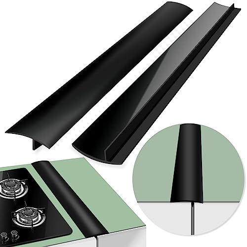 SZTVECFW Spaltfüller for Herd und Theke, Küchenherd-Thekenspaltabdeckung, Silikon-Spaltabdeckung zwischen Herd und Theke, Herdspaltfüller, hitzebeständige Abdeckung, leicht zu reinigen(B,25inch) von SZTVECFW