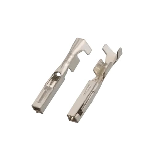 SZUYRWLP Steckverbinder 50 Stück DJ622-F0.4A H62 Messing verzinnt 0,4 mm Terminal A Crimpen Steckverbinder Terminal G371 917308-1 DJ622-F0.4A (50 Stück) von SZUYRWLP