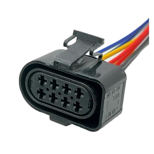 SZUYRWLP Verbindungskabel 1 Pc 8 Pin Auto Öl Düse Drossel 3,5mm Stecker Kabelbaum Wasserdicht Auto Elektrische Stecker compatible with the 3A0973834 3A0973734(1 Pc,8Pin Female) von SZUYRWLP