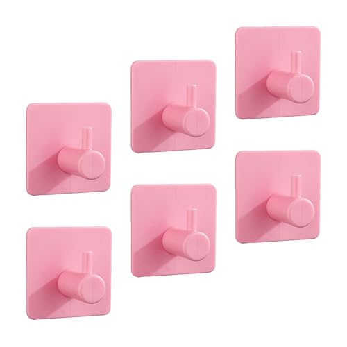 Bademantel- und Badetuchhaken - 6er-Pack Klebehaken aus Kunststoff zum mühelosen Aufhängen an der Wand in Bad, Küche und mehr!Starker & spurloser Klebehaken mit Einzelbefestigung für Tür und Kleidung Bademantel- und Badetuchhaken - 6er-Pack Klebehaken aus Kunststoff zum mühelosen Aufhängen an der Wand in Bad, Küche und mehr!Starker & spurloser Klebehaken mit Einzelbefestigung für Tür und Kleidung von SZWLJ