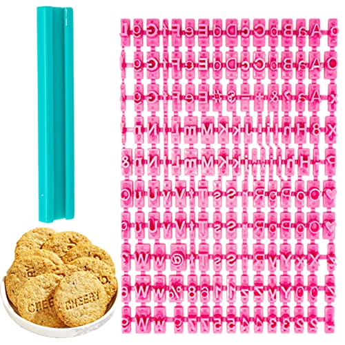 150 Stk Buchstaben Ausstecher für Fondant Ausstecher,Zahlen Fondant Ausstecher Backen Zubehör Alphabet Kuchendekoration Backzubehör Set Auswerfer Stempel Keks Marzipan(Wiederverwendbar) von SZXMDKH