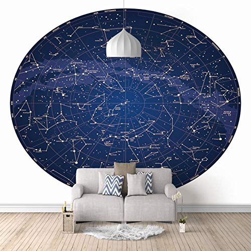 Wandbilder Wohnzimmer Sternbild Sternenhimmel 3D Vlies Fototapete Wandbild Wandbilder Wohnzimmer Fernseher Sofa Hintergrund Tapete Moderne Wohnkultur 150X100Cm von SZYUY