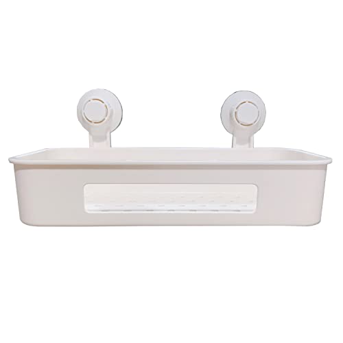 Duschablage mit Saugnapf ohne Bohren Abnehmbar Belastbarkeit 5 KG Wasserdicht und Ölbeständig Wandablage für Aufbewahrung von Duschgel Shampo usw. Ideal für Bad und Küche von SZZXS