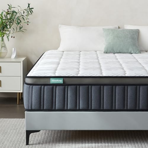 SZsuilong Matratze 180x200 H3 Höhe 25cm 7-Zonen Federkernmatratze mit Öko-Tex Zertifiziert Orthopädische Taschenfederkernmatratze mit Schaumstoff 100 Nächte Probeschlafen SZsuilong Matratze 180x200 H3 Höhe 25cm 7-Zonen Federkernmatratze mit Öko-Tex Zertifiziert Orthopädische Taschenfederkernmatratze mit Schaumstoff 100 Nächte Probeschlafen von SZsuilong