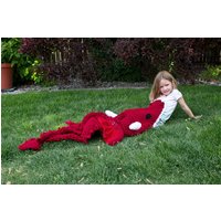 Hand Gehäkelte Drachen Decke - Gehäkelte Tragbare Kokon Handgemachter Afghan Gehäkelter Lapghan Drachenüberwurf 3025-B15 von SaBellaNeeBoutique