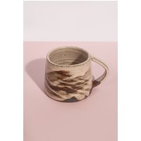 Handgemachte Keramiktassen, Geschenksettassen, Rustikale Kaffeetasse, Steinzeugtasse, Große Rosa Teetasse, Vintage-Keramiktasse von SaGaPotteryUkraine
