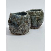 Keramik Whiskyglas, Whiskybecher, Glasierte Schnapsglas, Whiskygläser, Ton Bourbon Gläser, Trinkgeschirr Geschenke von SaGaPotteryUkraine