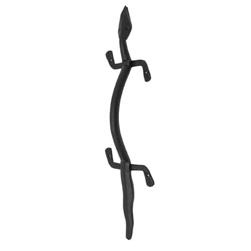 SaKeGa Mystic Colonial Reptilientürgriff aus Gusseisen, 50,8 cm, robust, rustikal, dekorative Scheunen- und Torbeschläge für Bauernhaus, Schiebetüren und Schränke von SaKeGa