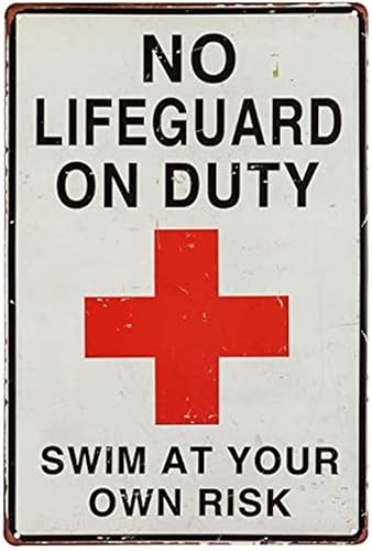 SaNavie Schild "Outdoor Yard Pool" – "No Lifeguard On Duty Swim at Your Own Risk", 20,3 x 30,5 cm SaNavie Schild "Outdoor Yard Pool" – "No Lifeguard On Duty Swim at Your Own Risk", 20,3 x 30,5 cm von SaNavie