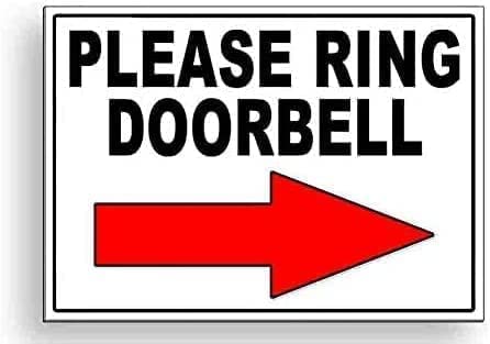 SaNavie Vintage-Blechschild mit Aufschrift "Please Ring Doorbell Arrow Right Funny Novelty Retro Wall Decor" Home Gate Garden Bars Restaurants Cafes Office Store Pubs Club Schild 30,5 x 20,3 cm SaNavie Vintage-Blechschild mit Aufschrift "Please Ring Doorbell Arrow Right Funny Novelty Retro Wall Decor" Home Gate Garden Bars Restaurants Cafes Office Store Pubs Club Schild 30,5 x 20,3 cm von SaNavie