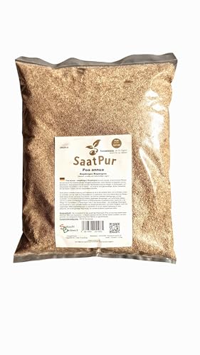 1Kg SaatPur Poa annua Rispengras Samen | Rasensaat Lückenfüller für Garten & Sportflächen | robust, schnellwachsend, strapazierfähig 1Kg SaatPur Poa annua Rispengras Samen | Rasensaat Lückenfüller für Garten & Sportflächen | robust, schnellwachsend, strapazierfähig von SaatPur