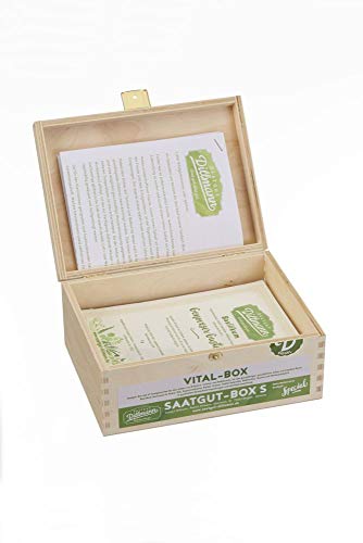 Saatgut Dillmann S18 Vitalbox Saatgut-Box S (Holzbox) (Samen-Set) von Saatgut Dillmann