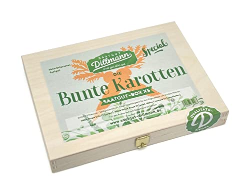 Saatgut Dillmann XS41 Bunte Karotten Saatgut-Box XS (Samen-Sets) von Saatgut Dillmann