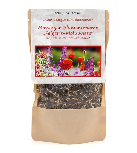 Saatgut-Manufaktur F4 Mohnwiesenmischung (100 g) (Blumenwiese) von Saatgut-Manufaktur