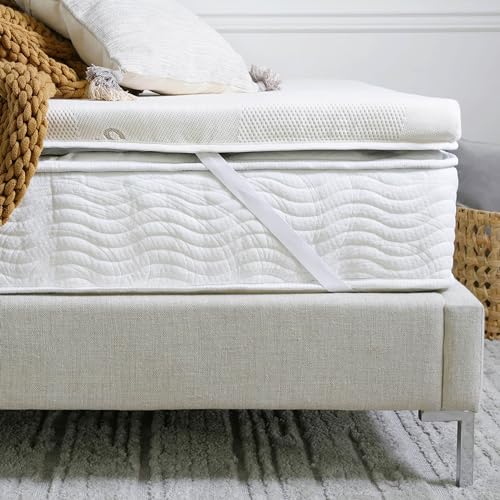 Saatva Graphit-Matratzenauflage aus Memory-Schaum, Kingsize-Bett von Saatva