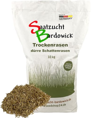 10kg für ca. 300 m² Schattenrasen dürreresistent Rasensamen Qualität Rasen Rasensaat Rasenmischung von Saatzucht Bardowick