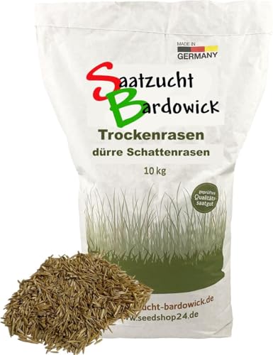 10kg für ca. 300 m² Schattenrasen dürreresistent Rasensamen Qualität Rasen Rasensaat Rasenmischung von Saatzucht Bardowick