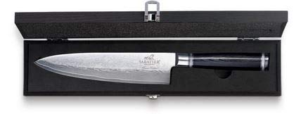 SABATIER - Damast Chefmesser - Küchen Messer - 205 mm - 67 Lagen - Perlmuttgriff - 1 Stück von Sabatier International