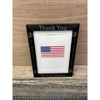 Vielen Dank Für Ihren Service Bilderrahmen - Us Marine Corps. Tolles Geschenk Military Mama Papa Sohn Tochter von SabertoothWoodwork