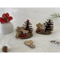 Kleine Weihnachtsdeko Handgemacht von SabinesMaschenpalast