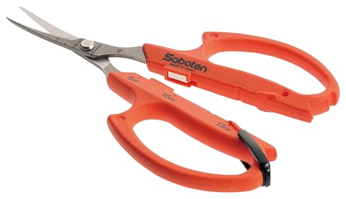 Saboten "Gokugire Automatic" Professional Trimming Shears (with 1 pair of magnets) -Made in Japan- (Curved) von Saboten