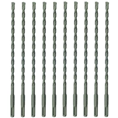 10 x SabreCut SDSB8_10 8mm x 210mm PGM-zugelassene SDS Plus-Bohrer für Stein Beton Ziegel von SabreCut