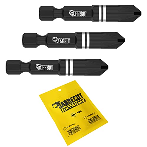 3 x SabreCut SCPZ450_3 50mm PZ4 Schlagschrauber Bohrer Bits Set Ein-Endig Pozidriv POZI No.4 Hochleistung 3 x SabreCut SCPZ450_3 50mm PZ4 Schlagschrauber Bohrer Bits Set Ein-Endig Pozidriv POZI No.4 Hochleistung von SabreCut