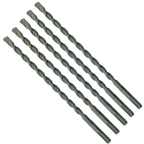 5 x SabreCut SDSE10_5 10mm x 460mm PGM-zugelassene SDS Plus-Bohrer für Stein Beton Ziegel von SabreCut