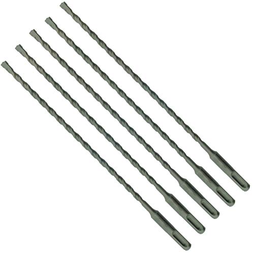 5 x SabreCut SDSE6_5 6mm x 460mm PGM-zugelassene SDS Plus-Bohrer für Stein Beton Ziegel von SabreCut