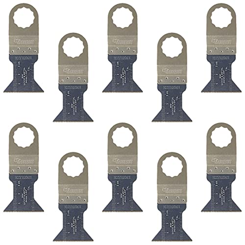 10 x SabreCut SC44B_10 44mm Bi-Metall Klingen kompatibel mit Fein SuperCut und Festool Vecturo (nicht StarLock) Oszillierendes Multifunktionswerkzeug Multifunktionswerkzeug-Zubehör von SabreCut
