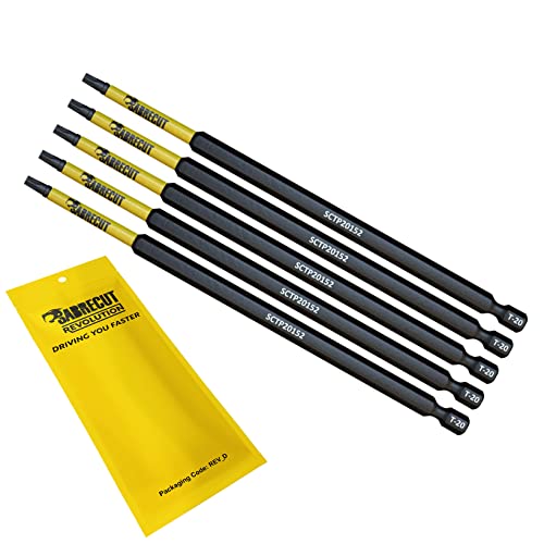 5 x SabreCut SCTP20152_5 152mm T20 TX20 Torx manipulationssicher magnetischer Schlagschrauber-Bit-Satz robust kompatibel mit Dewalt Milwaukee Bosch Makita und mehr 5 x SabreCut SCTP20152_5 152mm T20 TX20 Torx manipulationssicher magnetischer Schlagschrauber-Bit-Satz robust kompatibel mit Dewalt Milwaukee Bosch Makita und mehr von SabreCut