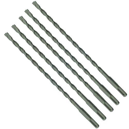 5 x SabreCut SDSB8_5 8mm x 210mm PGM-zugelassene SDS Plus-Bohrer für Stein Beton Ziegel von SabreCut