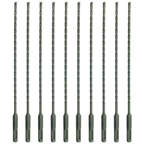 10 x SabreCut SDSC5_10 5mm x 260mm PGM-zugelassene SDS Plus-Bohrer für Stein Beton Ziegel von SabreCut