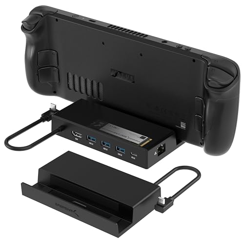 SABRENT 7 in 1 Dockingstation Kompatibel mit Steam Deck mit M.2 SSD Steckplatz (DS-SDNV) von SABRENT