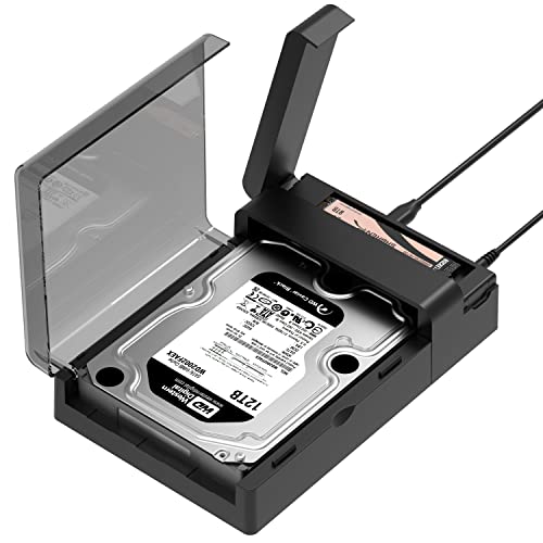 SABRENT M.2 SSD & HDD Festplattengehäuse, Festplatten Dockingstation 2,5" 3.5" SATA & M2 NVMe Dock, USB C 10Gbps Docking Station mit Offline Klonen (DS-UFNC) von SABRENT