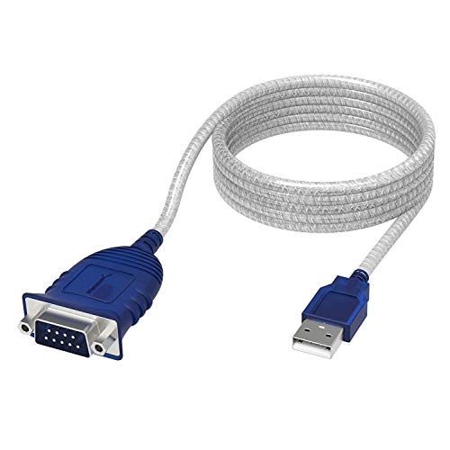 SABRENT 1.8 Meter USB auf RS-232 DB9 Serial 9 Pin Adapter [Prolific PL2303] (SBT-USC6M) von SABRENT