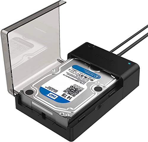 SABRENT Festplatten Dockingstation fur 2,5 3,5 Zoll SATA HDD & SSD USB A 5Gbps (EC-DFLT) von SABRENT