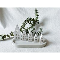Häuser Set | Deko Haus Mit Herz Lichthäuser Einweihungsgeschenk Lichthäuschen Dekohäuser Mitbringsel Lichterhaus Geschenk von SabrinasCreativeArt