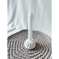 Raysin Gugelhupf | Weißer Kerzenständer Für Stabkerzen Pustekuchen Kuchenstück Kindergeburtstagsdeko Geburtstag von SabrinasCreativeArt