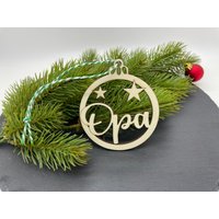 Weihnachtskugel/Weihnachtsanhänger Weihnachtsgeschenk Personalisiert von Sachenliebe