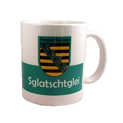 Sachsen Tasse Sglatschtglei Porzellan Höhe 10cm von Sachsen Artikel