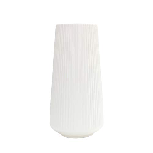 Vasen Anti-Drop-Vase Kleine Blumenvase Moderne Tischvase Blumen Pflanzen Tischdeko Vase Deko Zum Muttertag Höhe Tisch-Vase Handgefertigte Deko,Weiß von Saclerpnt